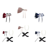 Maxbell 1920S Feather Headband Feather Headpiece for Theme Party Performances Stage 1 Piece Wine Red
