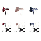 Maxbell 1920S Feather Headband Feather Headpiece for Theme Party Performances Stage 1 Piece Wine Red