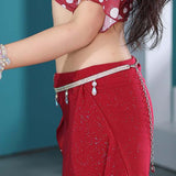 Maxbell Lady Women Waist Chain Belly Dance Belt Indian Dancing Costume 68cm