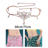 Maxbell Lady Women Waist Chain Belly Dance Belt Indian Dancing Costume 68cm