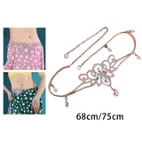 Maxbell Lady Women Waist Chain Belly Dance Belt Indian Dancing Costume 68cm