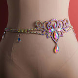 Maxbell Lady Women Waist Chain Belly Dance Belt Indian Dancing Costume 68cm