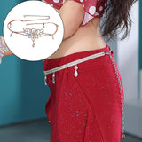 Maxbell Lady Women Waist Chain Belly Dance Belt Indian Dancing Costume 68cm