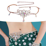 Maxbell Lady Women Waist Chain Belly Dance Belt Indian Dancing Costume 68cm
