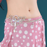 Maxbell Lady Women Waist Chain Belly Dance Belt Indian Dancing Costume 75cm