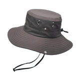 Maxbell Bucket Hat Fashion Polyester Photo Props for Outdoor Costume Accessories Men Coffee