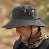 Maxbell Bucket Hat Fashion Polyester Photo Props for Outdoor Costume Accessories Men Coffee