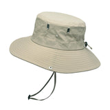 Maxbell Bucket Hat Fashion Polyester Photo Props for Outdoor Costume Accessories Men Beige