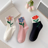 Maxbell Cute 1Pair Women's Socks Ankle Socks Casual Dress Novelty Gift Low Cut White