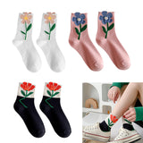 Maxbell Cute 1Pair Women's Socks Ankle Socks Casual Dress Novelty Gift Low Cut White