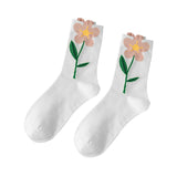 Maxbell Cute 1Pair Women's Socks Ankle Socks Casual Dress Novelty Gift Low Cut White