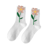 Maxbell Cute 1Pair Women's Socks Ankle Socks Casual Dress Novelty Gift Low Cut White