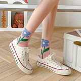 Maxbell Cute 1Pair Women's Socks Ankle Socks Casual Dress Novelty Gift Low Cut Pink