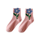 Maxbell Cute 1Pair Women's Socks Ankle Socks Casual Dress Novelty Gift Low Cut Pink