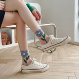 Maxbell Cute 1Pair Women's Socks Ankle Socks Casual Dress Novelty Gift Low Cut Pink