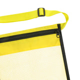 Maxbell Mesh Beach Sand Toy Totes Mesh Beach Tote for Storage Shell Snacks or Toys Yellow