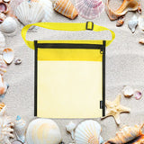 Maxbell Mesh Beach Sand Toy Totes Mesh Beach Tote for Storage Shell Snacks or Toys Yellow