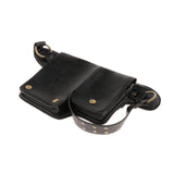 Maxbell Medieval Waist Belt Pouch Fannypack Purse Portable for Roleplaying Knight Brown