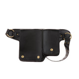 Maxbell Medieval Waist Belt Pouch Fannypack Purse Portable for Roleplaying Knight Brown