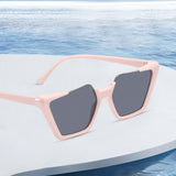 Maxbell Oversized Square Sunglasses Shades Beach Women UV 400 Men Glasses Pink
