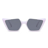Maxbell Oversized Square Sunglasses Shades Beach Women UV 400 Men Glasses Purple