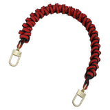 Maxbell PU Leather Braided Hand Strap Replacement DIY Crafts for Handbag  Red