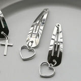Maxbell 6Pcs Geometric Hair Clip Hair Clamps Barrette Girls Hair Accessories heart