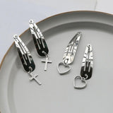 Maxbell 6Pcs Geometric Hair Clip Hair Clamps Barrette Girls Hair Accessories heart