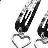 Maxbell 6Pcs Geometric Hair Clip Hair Clamps Barrette Girls Hair Accessories heart