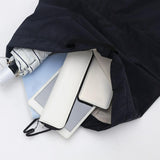 Maxbell Waterproof Sport String Drawstring Bag Pack Gym Tote Casual Backpack Black