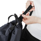 Maxbell Waterproof Sport String Drawstring Bag Pack Gym Tote Casual Backpack Black