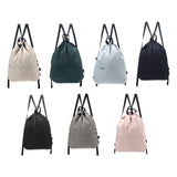 Maxbell Waterproof Sport String Drawstring Bag Pack Gym Tote Casual Backpack Black