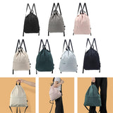 Maxbell Waterproof Sport String Drawstring Bag Pack Gym Tote Casual Backpack Black