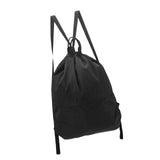 Maxbell Waterproof Sport String Drawstring Bag Pack Gym Tote Casual Backpack Black