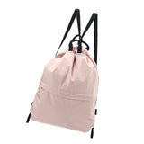 Maxbell Waterproof Sport String Drawstring Bag Pack Gym Tote Casual Backpack Pink
