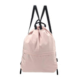 Maxbell Waterproof Sport String Drawstring Bag Pack Gym Tote Casual Backpack Pink