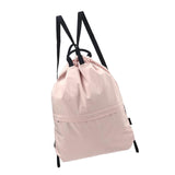 Maxbell Waterproof Sport String Drawstring Bag Pack Gym Tote Casual Backpack Pink