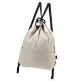 Maxbell Waterproof Sport String Drawstring Bag Pack Gym Tote Casual Backpack Khaki