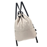Maxbell Waterproof Sport String Drawstring Bag Pack Gym Tote Casual Backpack Khaki
