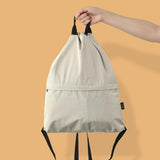 Maxbell Waterproof Sport String Drawstring Bag Pack Gym Tote Casual Backpack Khaki