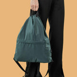 Maxbell Waterproof Sport String Drawstring Bag Pack Gym Tote Casual Backpack Green