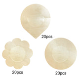 Maxbell 20Pcs Bra Cover Women Breathable Breast Pasties for Bathing suits Shirts Water Droplets 7cm