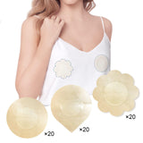 Maxbell 20Pcs Bra Cover Women Breathable Breast Pasties for Bathing suits Shirts Water Droplets 7cm