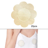 Maxbell 20Pcs Bra Cover Women Breathable Breast Pasties for Bathing suits Shirts Floral 7.3cm