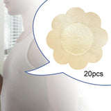 Maxbell 20Pcs Bra Cover Women Breathable Breast Pasties for Bathing suits Shirts Floral 7.3cm