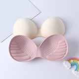 Maxbell Bra Pads Inserts Removable Washable Breathable for Yoga Bra Bikini Top 27.5cm  Sink Color