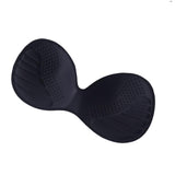 Maxbell Bra Pads Inserts Removable Washable Breathable for Yoga Bra Bikini Top 27.5cm Black