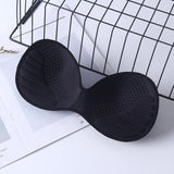 Maxbell Bra Pads Inserts Removable Washable Breathable for Yoga Bra Bikini Top 27.5cm Black