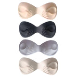 Maxbell Bra Pads Inserts Breast Lifter Washable Comfortable for Bikini Top Swimwear  28cm Black