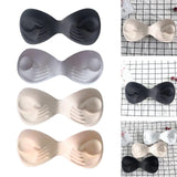 Maxbell Bra Pads Inserts Breast Lifter Washable Comfortable for Bikini Top Swimwear  28cm Black